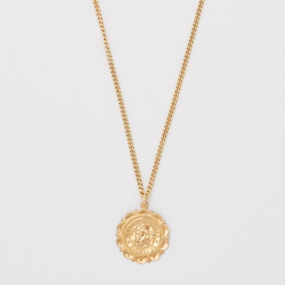 bagatiba - SAINT CHRISTOPHER CREST NECKLACE